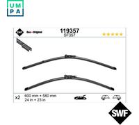WIPER BLADE 119357 FOR BMW ALPINA B5 N53B25A N52B25A/BE/B/BF M57D25 2.5LA 3.0L