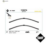 SWF Windscreen Wiper Blade 119374 - Fits BMW X5/X6 E70/E71/E72 - 61610034739/61610034741