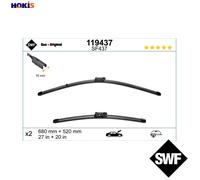 WIPER BLADE 119437 FOR AUDI CGXC/CTDA/CREC/CMDA/CTUB 3.0L 6cyl A8
