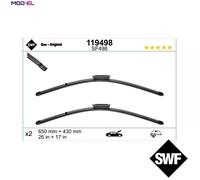 SWF Wiper Blade 119498 - for Citroen C4 Cactus (1611870180)