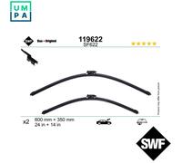 SWF Wiper Blade 119622 for MG ZS SUV (AZS1) 2017-