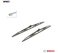 Bosch Twin 543 - Front Windscreen Wipers - Set of 2 Replacement Blades - Comes with Pre-assembled Quick-Clip Adapter - 2 Blades, 600mm/530mm