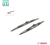 Bosch Twin Spoiler 584 S - Front Windscreen Wipers - Set of 2 Replacement Blades - Comes with Pre-assembled Quick-Clip Adapter - 2 Blades, 530mm/475mm - Only for left-hand drive (EU)