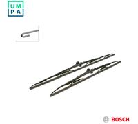 Bosch Wiper Blade Twin 725, Length: 650mm/550mm - Set of Front Wiper Blades