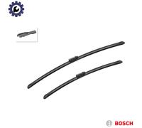 Bosch Aerotwin A638S - Front Windscreen Wipers - Set of 2 Replacement Blades - Comes with Pre-assembled Adapter - 2 Blades, 650 mm / 530 mm - Only for Left-Hand Drive (EU)