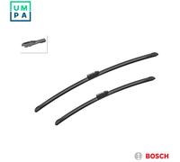 Bosch Aerotwin A638S - Front Windscreen Wipers - Set of 2 Replacement Blades - Comes with Pre-assembled Adapter - 2 Blades, 650 mm / 530 mm - Only for Left-Hand Drive (EU)