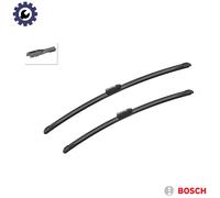 Bosch Wiper Blade Aerotwin A862S, Length: 600mm/530mm - Set of Front Wiper Blades - Only for Left-Hand Drive (EU)