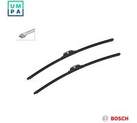 Bosch Aerotwin Flat Blade Set 550/550 fits Mercedes-Benz C C180 Kompressor - 1.8