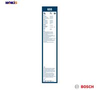 Bosch Wiper Blade Twin 655, Length: 650mm/550mm - Set of Front Wiper Blades