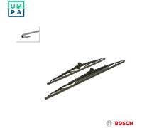 Bosch Wiper Blade Twin Spoiler 604S, Length: 600mm/450mm - Set of Front Wiper Blades
