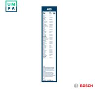 Bosch Wiper Blade Twin 480, Length: 475mm/475mm - Set of Front Wiper Blades