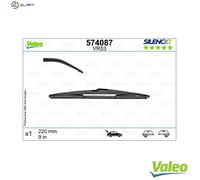 Valeo Rear Wiper Blade Silencio VR53 574087 220 mm Original Equipment – Single
