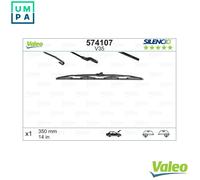 VALEO Silencio Wiper - V35 - All-Seasons Durable and Resistant Windshield Conventional Wiper Blade 350mm - 1 Wiper Blade - 574107