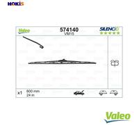 VALEO Silencio Wiper - VM15 - Cleaning Performance Conventional Wiper Blade with Washer Ramp - 600mm - Front - 1 Wiper Blade - 574140