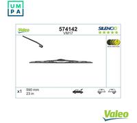 Wiper Blade 574142 by Valeo Left/Right - Single
