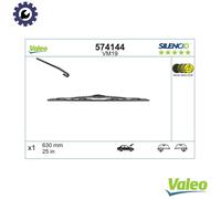 VALEO Silencio Wiper - VM19 - All-Seasons Durable and Resistant Windshield Conventional Wiper Blade 630mm - 1 Wiper Blade - 574144