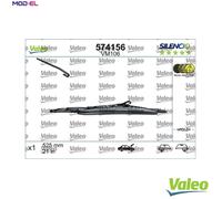 Valeo 574156 Silencio VM106 Front Windscreen Wiper Blade x1 Bracket 525mm 21"