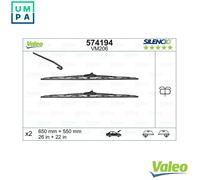 Valeo Replacement Parts Bracket Wiper Blade Front 650 mm 574194 3276425741942