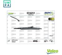 VALEO Silencio Wiper - VM112 - Optimum Aerodynamic Conventional Original Wiper Blade with Spoiler - 475mm - Front - 1 Wiper Blade - 574251