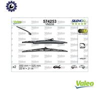 Valeo Replacement Parts Bracket Wiper Blade With Spoiler Front 550 mm 574253