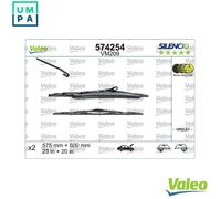 WIPER BLADE 574254 FOR BMW 3/E46/Convertible/Compact N42B18A N46B18A 1.8L 4cyl