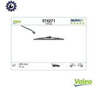 Valeo Silencio Wiper Blade VR32 - Rear - 280 mm - 1 Blade | Conventional Blade, 574271