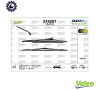 Valeo 574287 Silencio VM216 Front Windscreen Wiper Blade Set 550mm 400mm 22" 16"