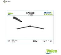 VALEO Silencio Wiper - VR250 - High Performance, Superior 360 Degrees Visibility, Easy Installation Original Flat Blade 335mm - Rear - 1 Wiper Blade - 574300