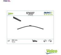 Valeo 574337 Silencio VR258 Rear Window Windscreen Wiper Blade x1 380mm 15"