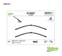 WIPER BLADE 574687 FOR VOLVO BMW X3/SAV/F25 X4/SUV/F26 B4184S8/4184S11 1.8L 4cyl