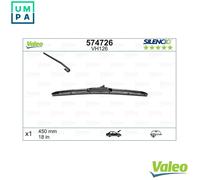 VALEO Silencio Wiper - VH126 - Premium All-Seasons Original Equipment Replacement Hybrid Wiper Blade 450mm - Front - 1 Wiper Blade - 574726
