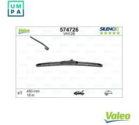 VALEO Silencio Wiper - VH126 - Premium All-Seasons Original Equipment Replacement Hybrid Wiper Blade 450mm - Front - 1 Wiper Blade - 574726