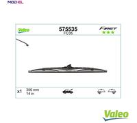 Valeo 575535 Wiper Blade Driver Side Passenger Side Fits UAZ Vauxhall Volvo VW
