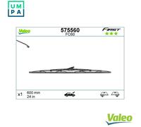 Valeo Wiper Blade First FC60 - Conventional 600mm Front Single - 575560