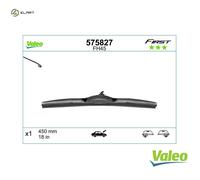 VALEO First Wiper - FH45 Cutting-Edge Hybrid Precision and Clarity Wiper blade 450mm - Front - 1 Wiper Blade - 575827