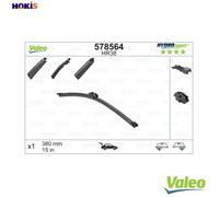 Valeo Hydroconnect Flat Wiper Blade HR38 - Rear - 380 mm - 1 Blade