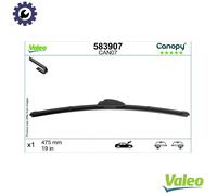 Valeo Wiper Blade CAN07 583907 - Flat 475mm (19") Front Hook, Natural & Recycled Materials