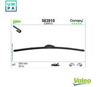 Valeo 583910 Wiper Blade Centre Fits Aixam Alfa Romeo Audi BMW Cadillac Chrysler