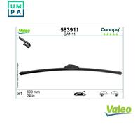 Valeo 583911 Wiper Blade Driver Side Fits Chevrolet Chrysler Citroën Dacia Dodge