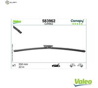Valeo 583962 Wiper Blade Driver Side Fits Dacia Mercedes-Benz Nissan Renault