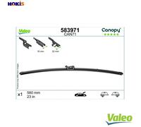 Valeo 583971 Wiper Blade Driver Side Fits Alfa Romeo Hyundai Jaguar Kia Nissan