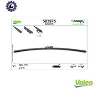 Valeo Wiper Blade CAN75 - Flat, Natural and Recycled Materials, Front, 24in/600mm - 583975