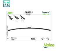 VALEOCanopy Wiper - CAN91 - Flat Wiper Blade Made from Natural And Recycled Materials - Front - Length: 28 inches/700mm - (Wiper Blade 1) - 583991