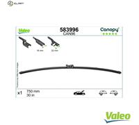 Valeo Wiper Blade CAN96 Flat Front 750 mm (30 in) - Natural & Recycled - 583996