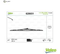 WIPER BLADE 628651 FOR RENAULT TRUCKS VOLVO DTI5-122HP/122HN 5.1L 4cyl D 6.2L FE