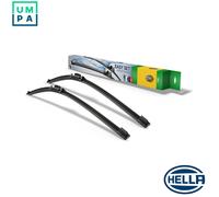 Hella Wiper Blade Easy Set 9XW 358 164-071 - Flat 600/475 mm (24/19") Front - Set of 2