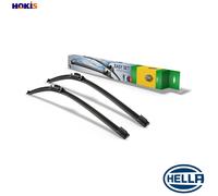 HELLA 9XW 358 164-101 Easy Set OE Wiper Blade - SetOE6060 - Flat Wiper Blade - for Left-Hand Drive Vehicles - 600/600 mm - 24/24 Inch - Front - Quantity: 2