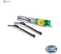 HELLA 9XW 358 164-241 Easy Set Upgrade Wiper Blade - SetUP5540 - Flat Wiper Blade - for Left-Hand Drive Vehicles - 550/400 mm - 22/16 Inch - Front - Quantity: 2
