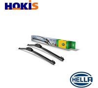 HELLA 9XW 358 164-251 Easy Set Upgrade Wiper Blade - SetUP5548 - Flat Wiper Blade - for Left-Hand Drive Vehicles - 550/475 mm - 22/19 Inch - Front - Quantity: 2