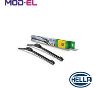 HELLA 9XW 358 164-271 Easy Set Upgrade Wiper Blade - SetUP5553 - Flat Wiper Blade - for Left-Hand Drive Vehicles - 550/525 mm - 22/21 Inch - Front - Quantity: 2